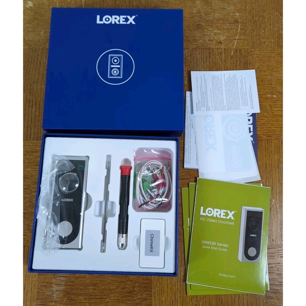 Lorex‎ 1080p Wired Video Doorbell LNWDB1 - New Open Box - Never Used